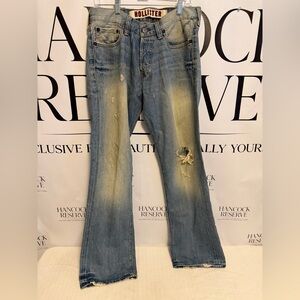 Hollister Hermosa Low Rise Bootcut Jeans Men’s 32x34 Distressed
